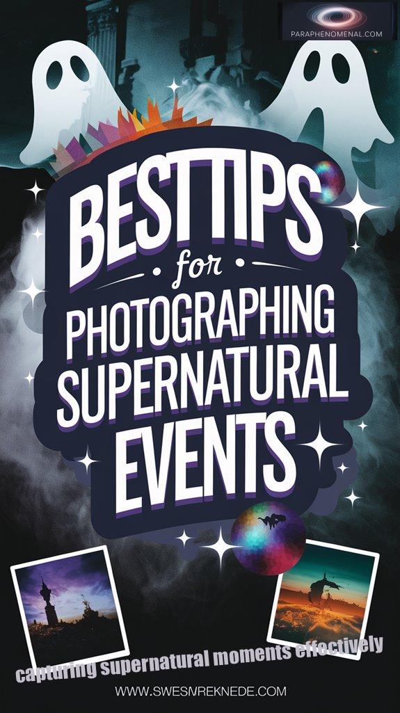 capturing supernatural moments effectively