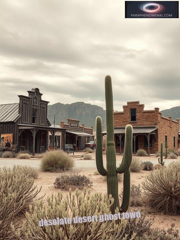 desolate desert ghost town