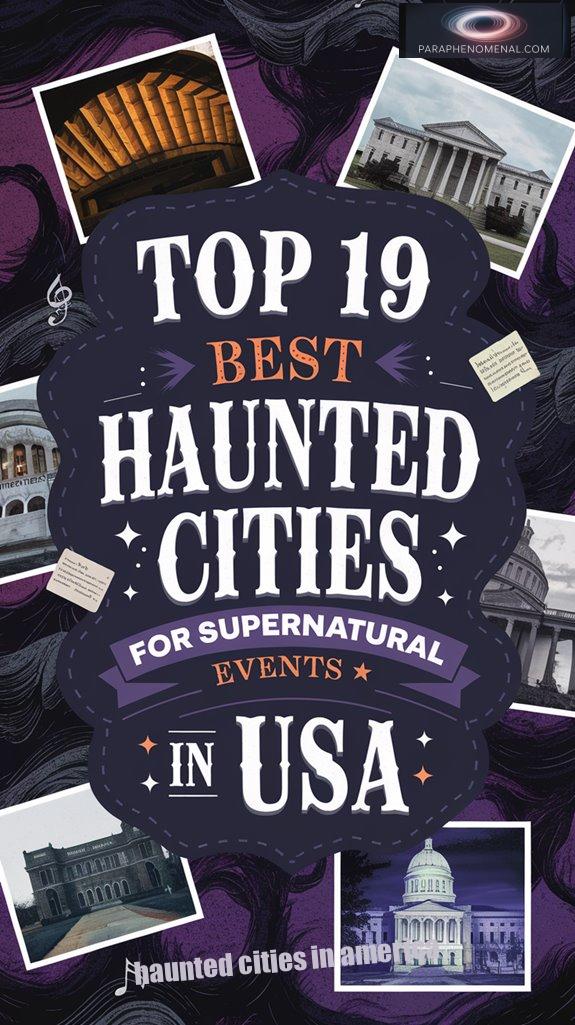 TOP 19 Best Haunted Cities for Supernatural Events in USA