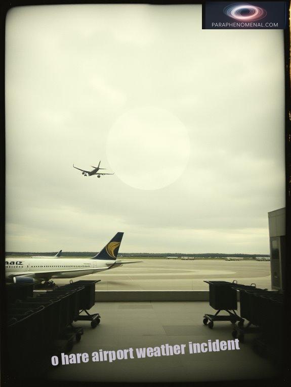 o hare airport weather incident