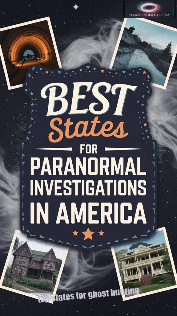 top states for ghost hunting