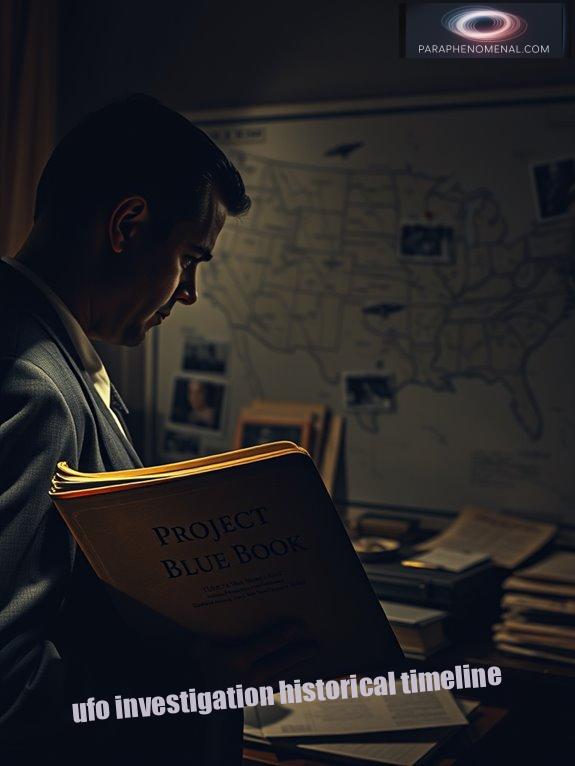 ufo investigation historical timeline