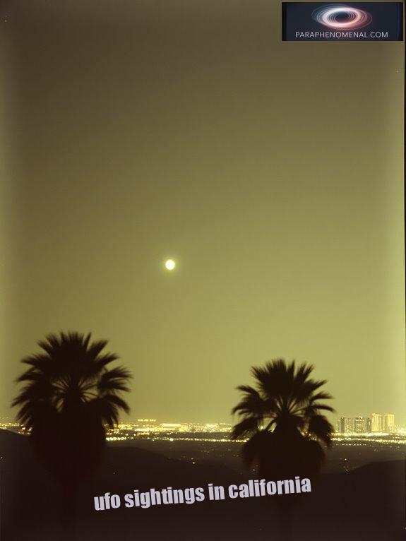 ufo sightings in california