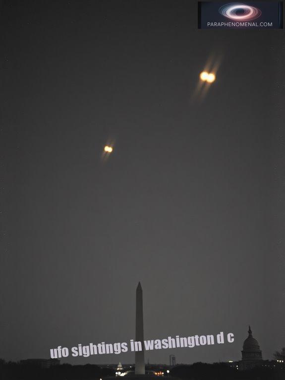 ufo sightings in washington d c