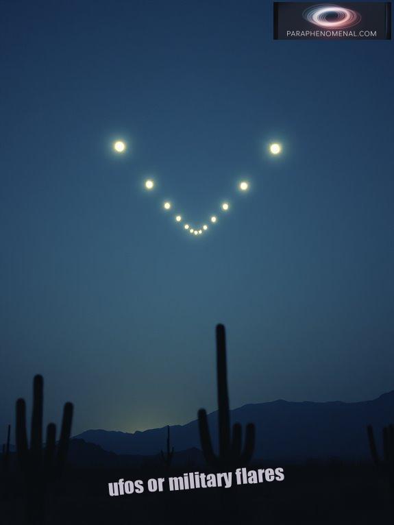 ufos or military flares