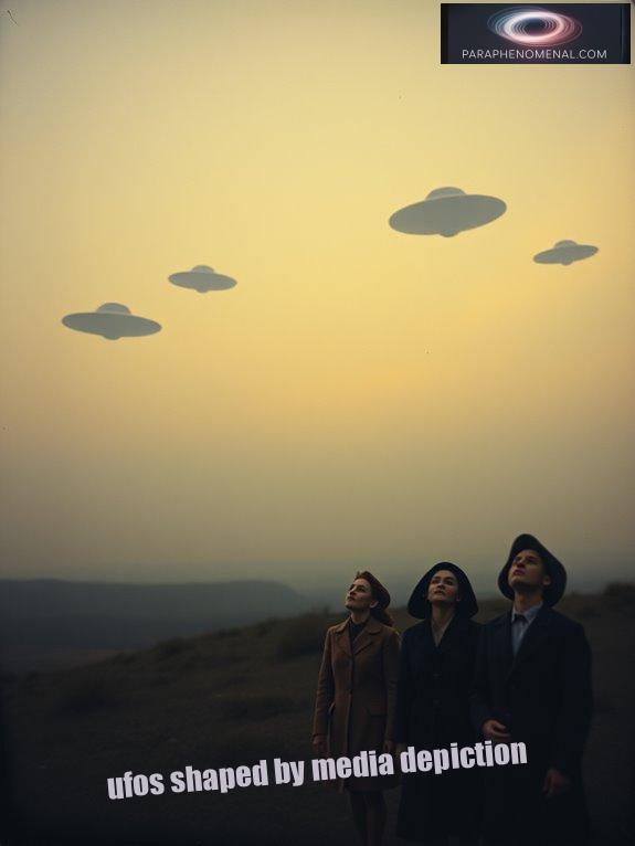 ufos shaped by media depiction