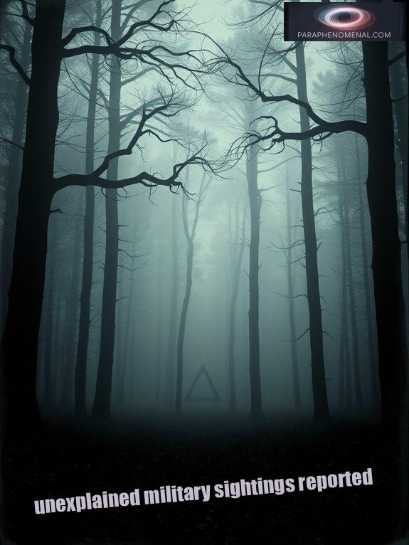 unexplained military sightings reported