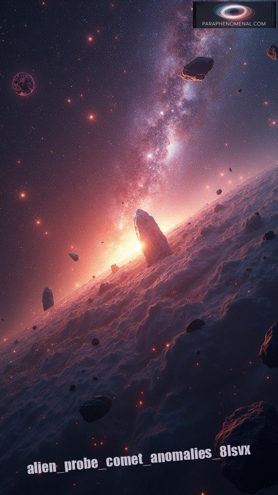alien probe comet anomalies