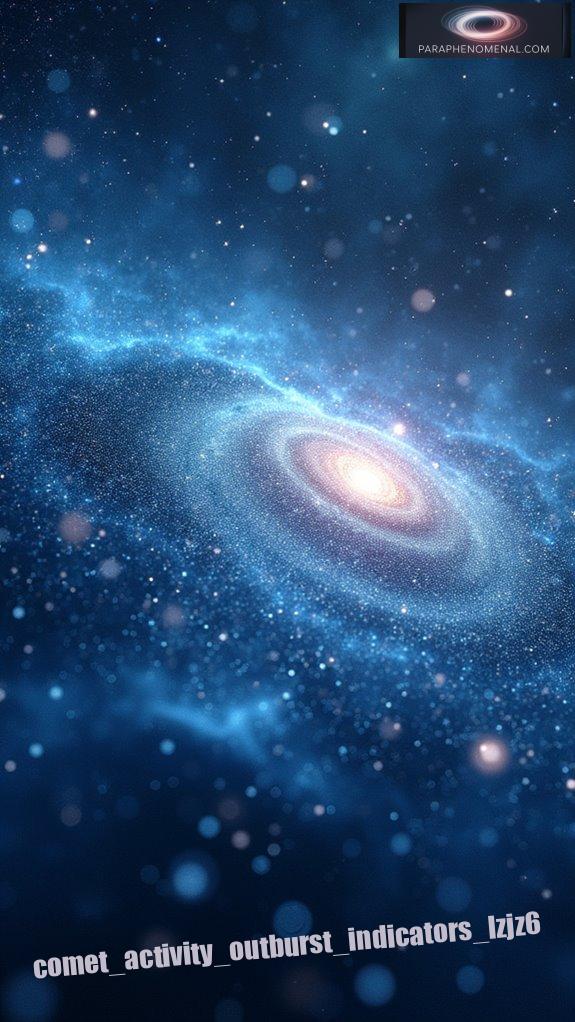 comet activity outburst indicators