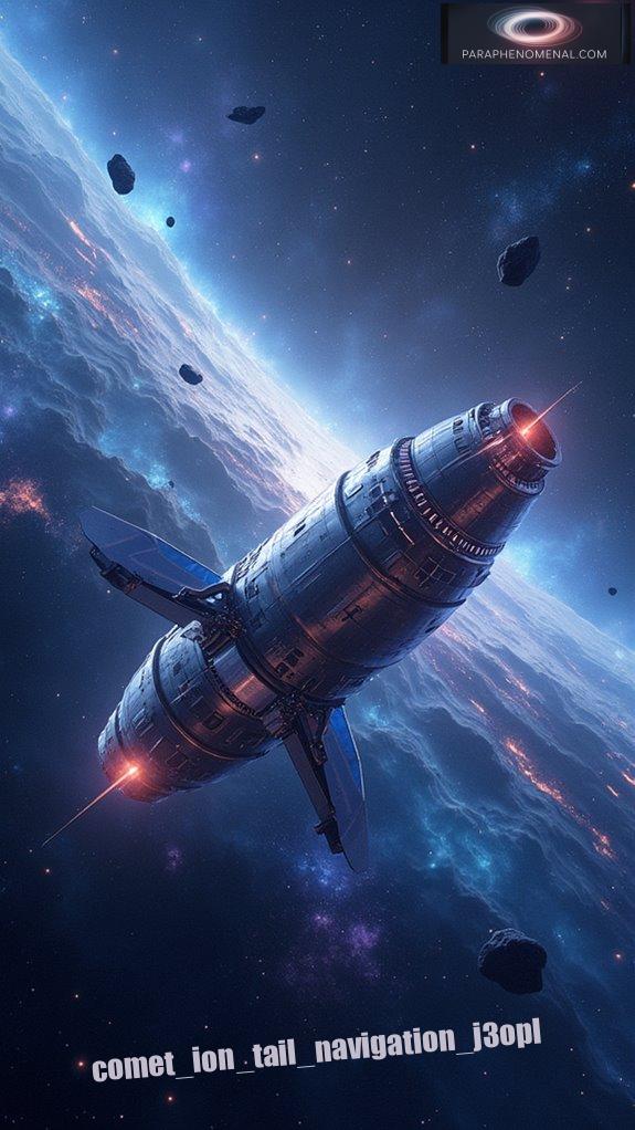 comet ion tail navigation