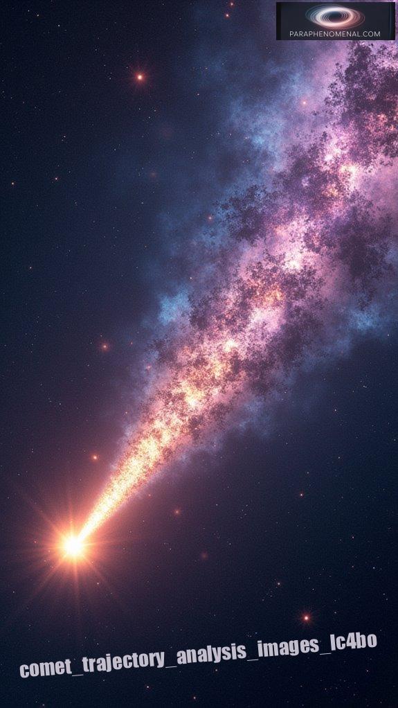 comet trajectory analysis images