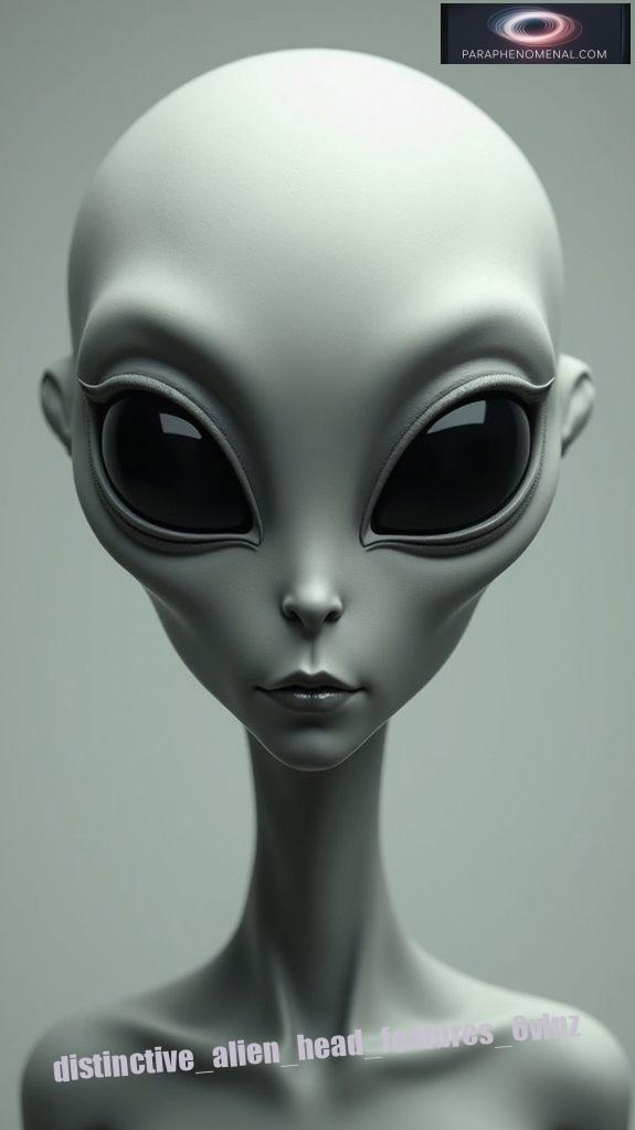 distinctive alien head features