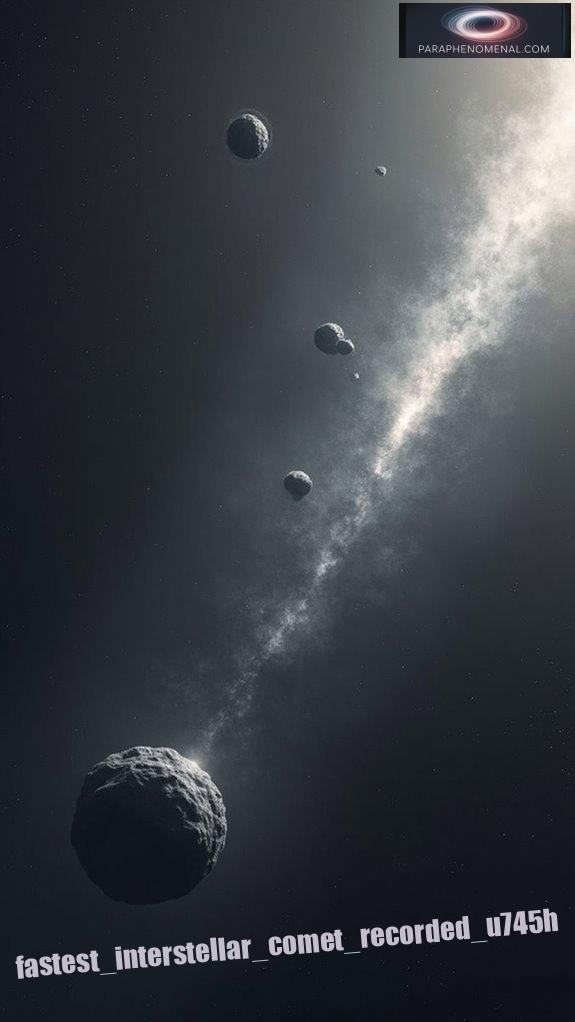 fastest interstellar comet recorded