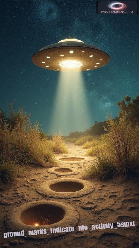 ground marks indicate ufo activity