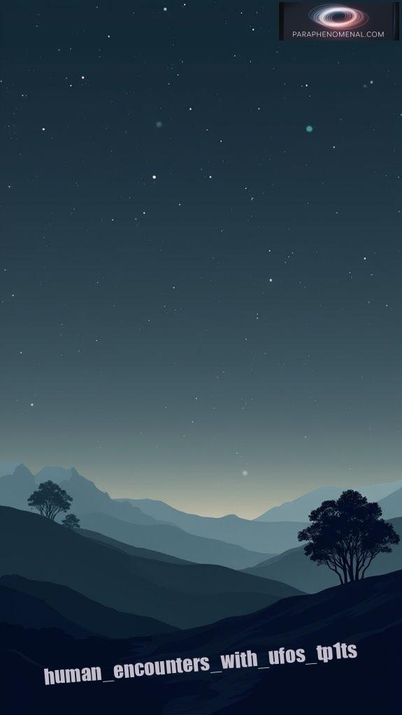 human encounters with ufos