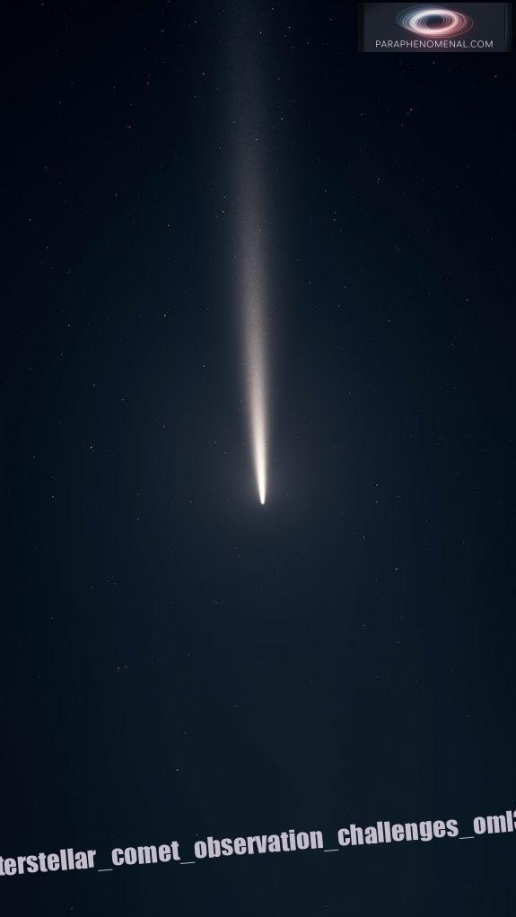 interstellar comet observation challenges