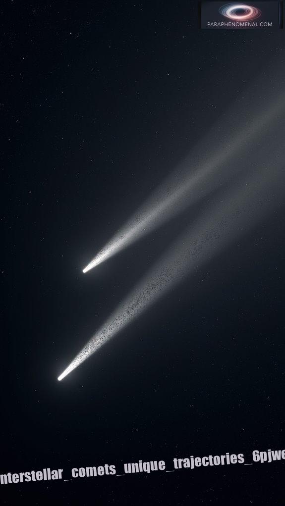 interstellar comets unique trajectories