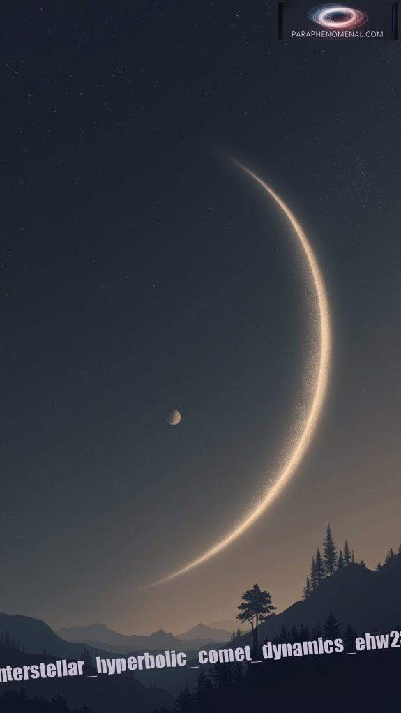 interstellar hyperbolic comet dynamics