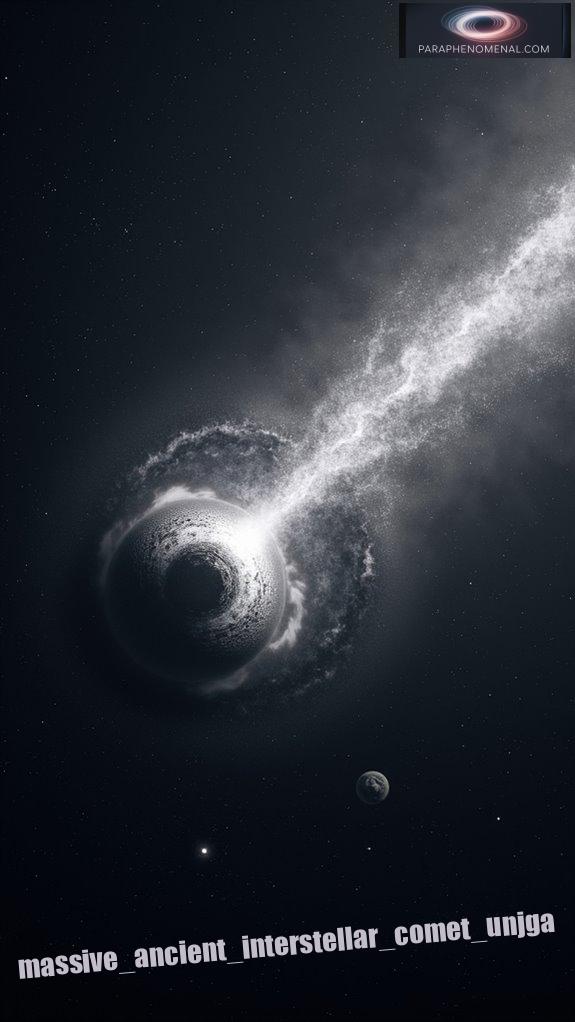 massive ancient interstellar comet