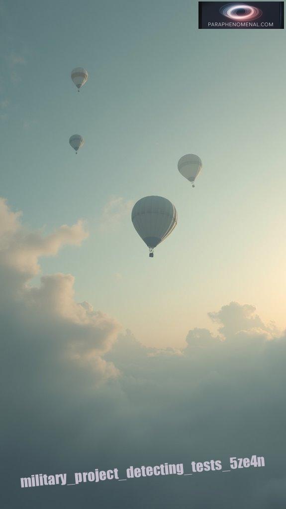 military project detecting tests