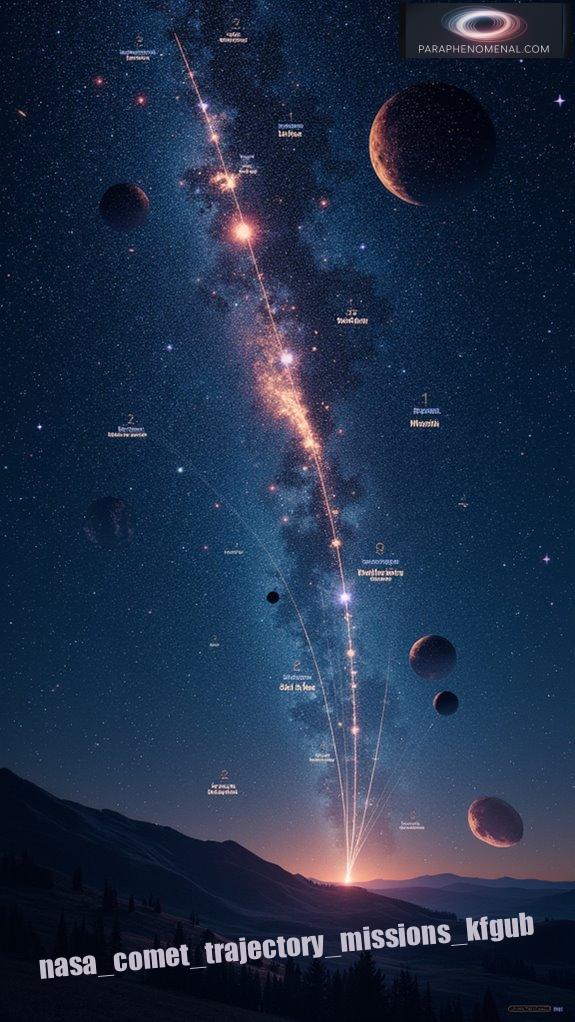nasa comet trajectory missions