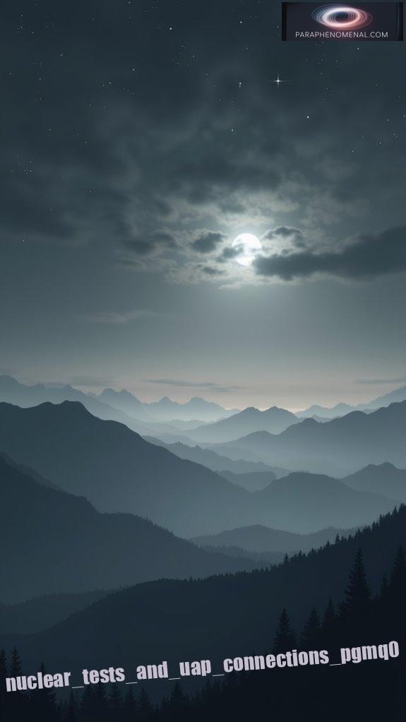 nuclear tests and uap connections