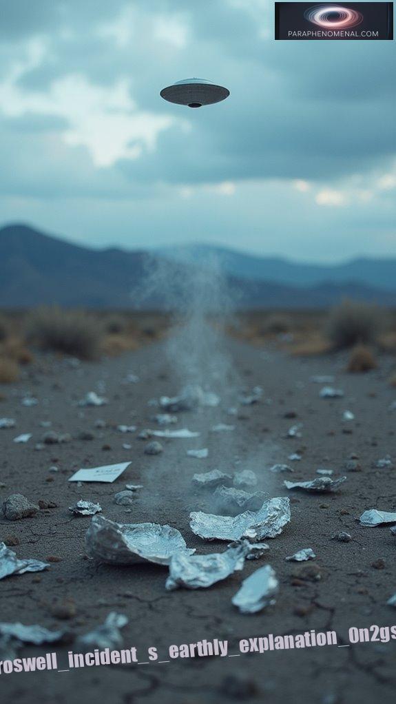 roswell incident s earthly explanation