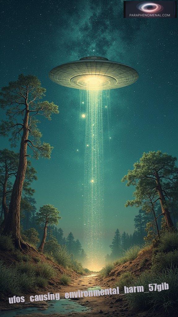 ufos causing environmental harm