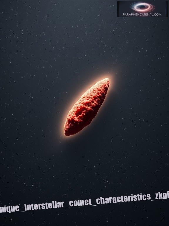 unique interstellar comet characteristics