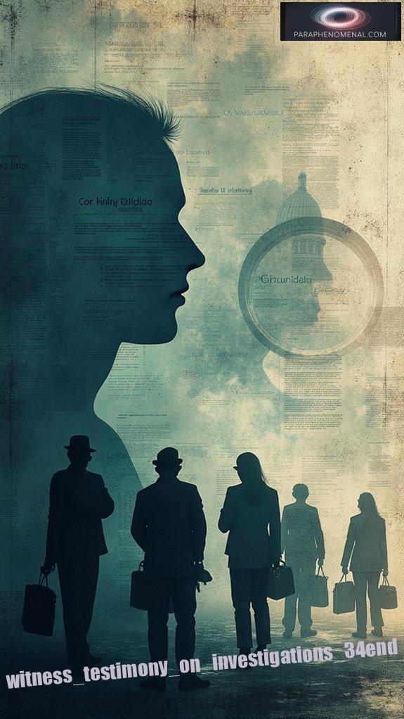 What Do Witness Accounts Reveal About Government Investigations?