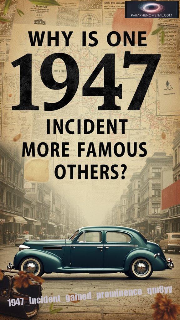 Why Is One 1947 Incident More Famous Than Others?