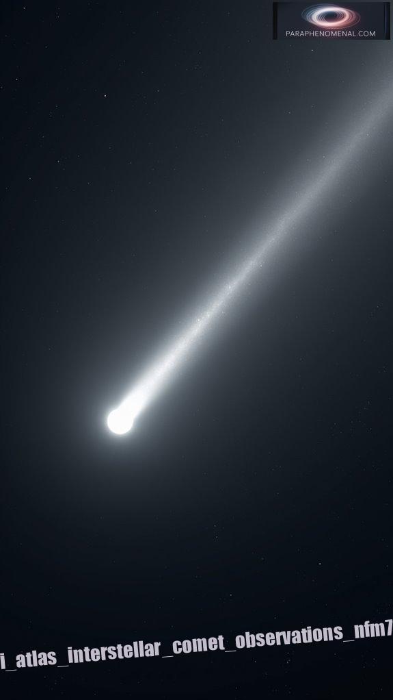 3i atlas interstellar comet observations