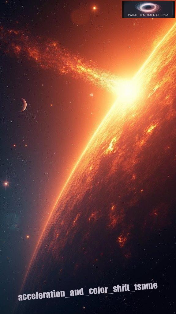 acceleration and color shift