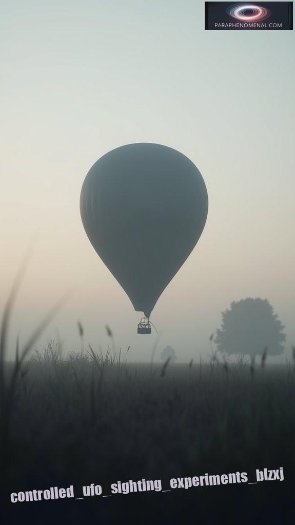 controlled ufo sighting experiments