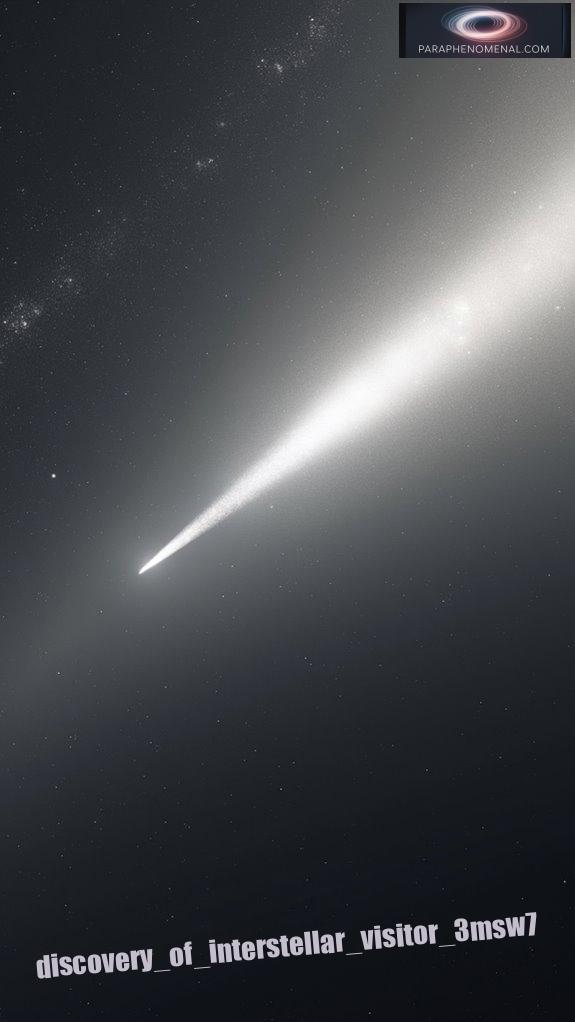 discovery of interstellar visitor