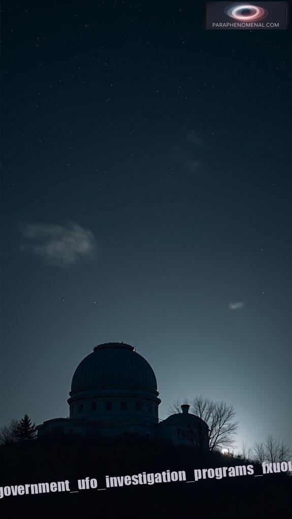 government ufo investigation programs