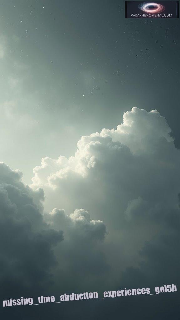 missing time abduction experiences