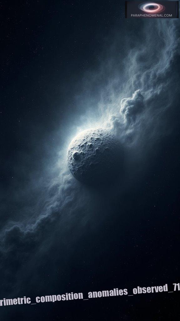 polarimetric composition anomalies observed