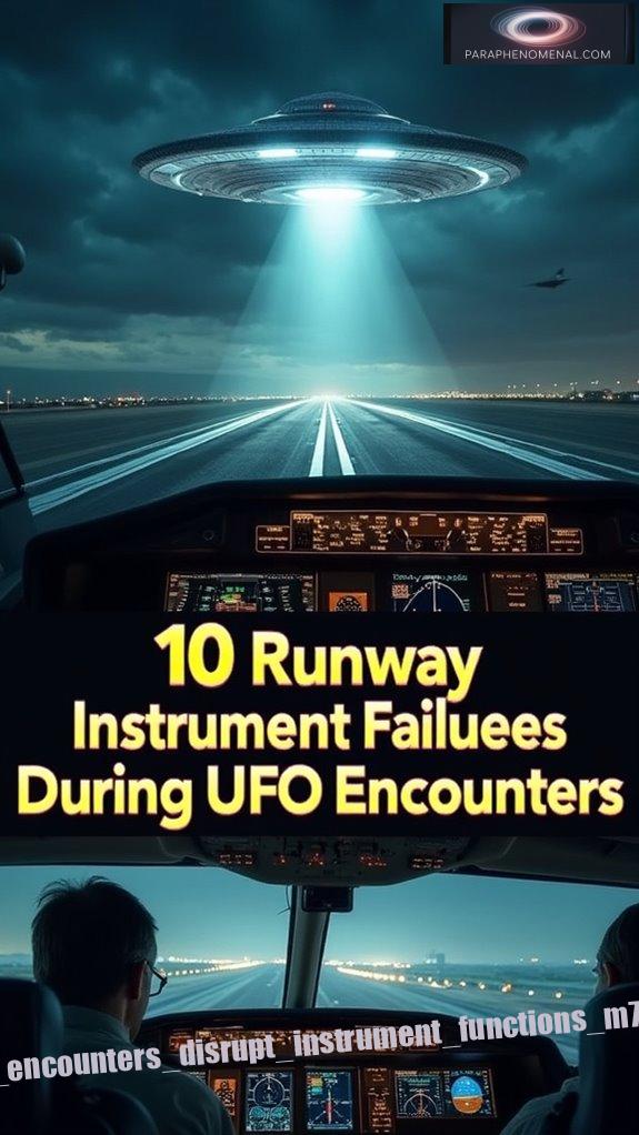 10 Runway Instrument Failures During UFO Encounters