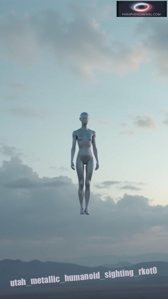 utah metallic humanoid sighting