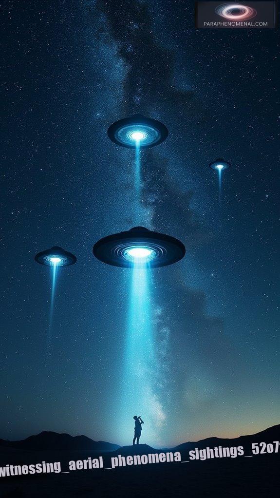 witnessing aerial phenomena sightings